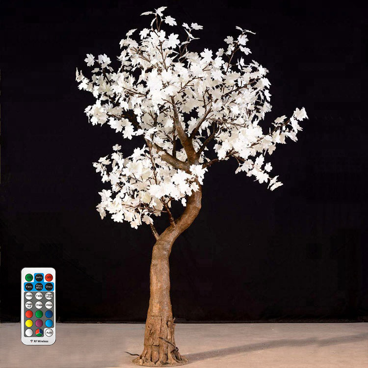 RGBW LED high simulation maple tree light,Height: 2m(6.5ft)