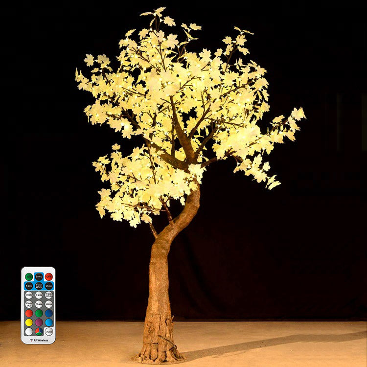RGBW LED high simulation maple tree light,Height: 2m(6.5ft)