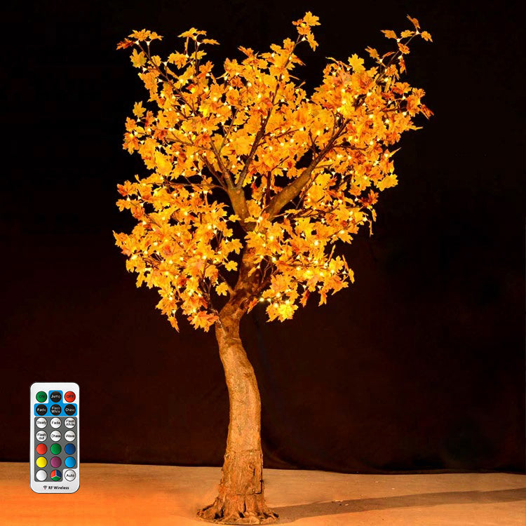 RGBW LED high simulation maple tree light,Height: 2m(6.5ft)