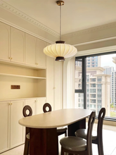 Load image into Gallery viewer, Restaurant chandelier Japanese style lamp fabric material
