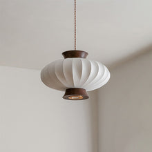Load image into Gallery viewer, Restaurant chandelier Japanese style lamp fabric material
