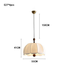 Load image into Gallery viewer, Silk Lampshade LED Indoor Pendant Light

