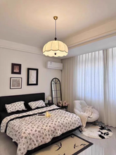 Load image into Gallery viewer, Silk Lampshade LED Indoor Pendant Light
