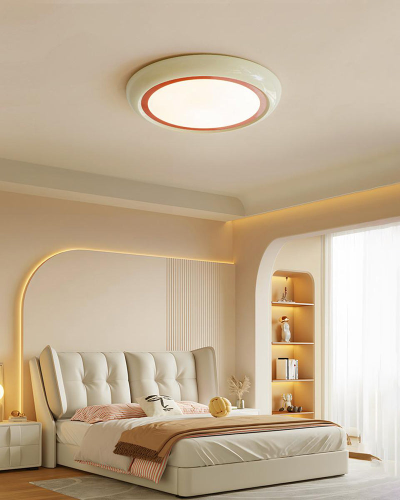 Room Lights Bedroom Ceiling Light Cream Round Lamp