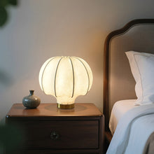 Load image into Gallery viewer, Silk table lamp bedroom dining room study room decorative lamp
