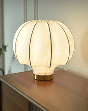 Load image into Gallery viewer, Silk table lamp bedroom dining room study room decorative lamp
