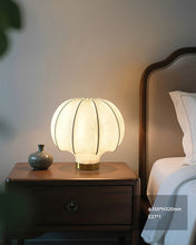Load image into Gallery viewer, Silk table lamp bedroom dining room study room decorative lamp
