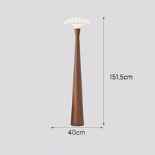 Load image into Gallery viewer, LED silk solid wood floor lamp
