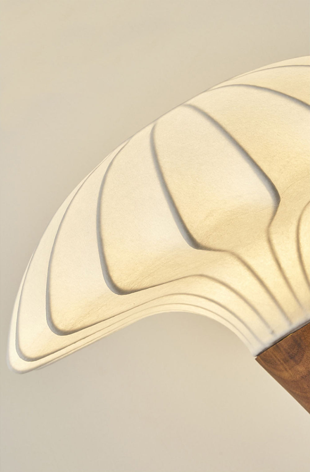 LED silk solid wood floor lamp