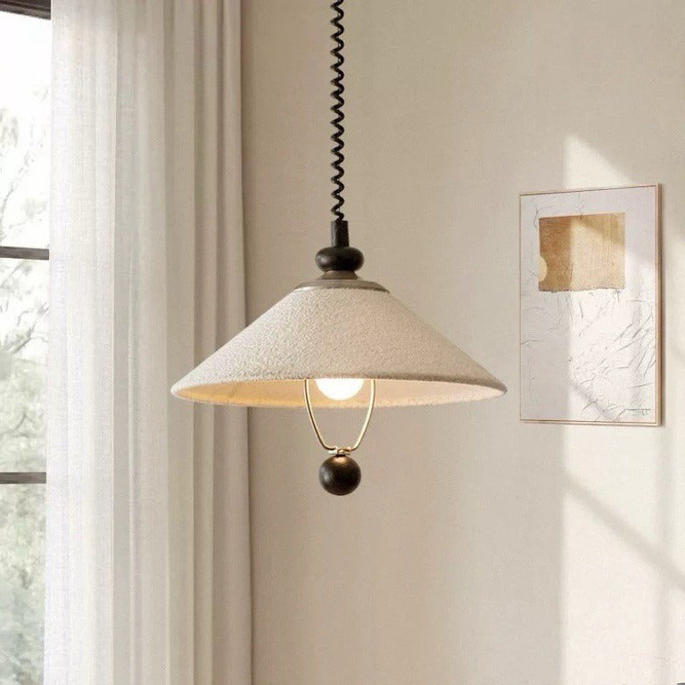Restaurant small chandelier single head woven atmosphere light