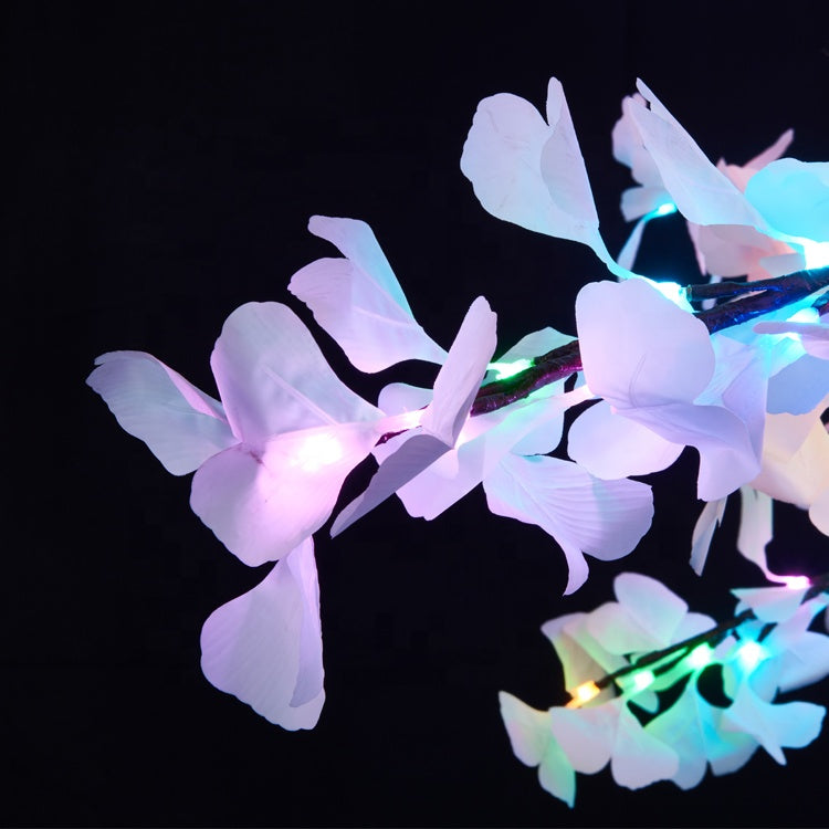 Outdoor artificial LED high Simulation Ginkgo Tree lights,Height: 3.5m(11.5ft)