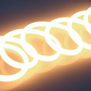 مصابيح نيون LED بمقاس 24 بوصة بتصميم ندفة الثلج