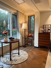 Load image into Gallery viewer, LED Wooden living room floor lamp study lamp
