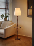 LED Wooden living room floor lamp study lamp
