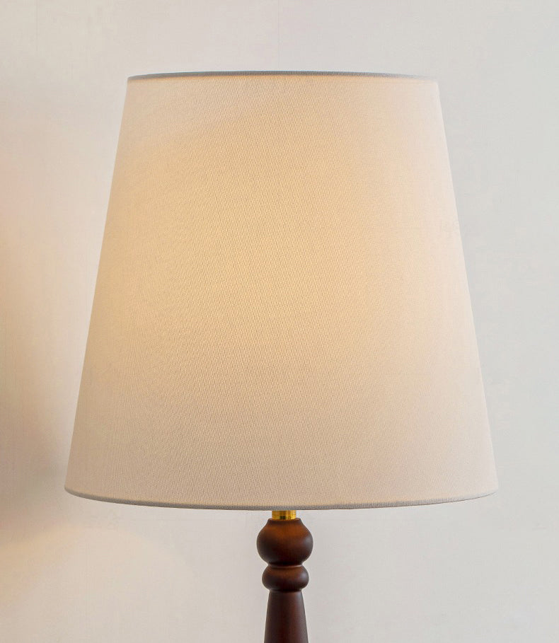 LED Wooden living room floor lamp study lamp