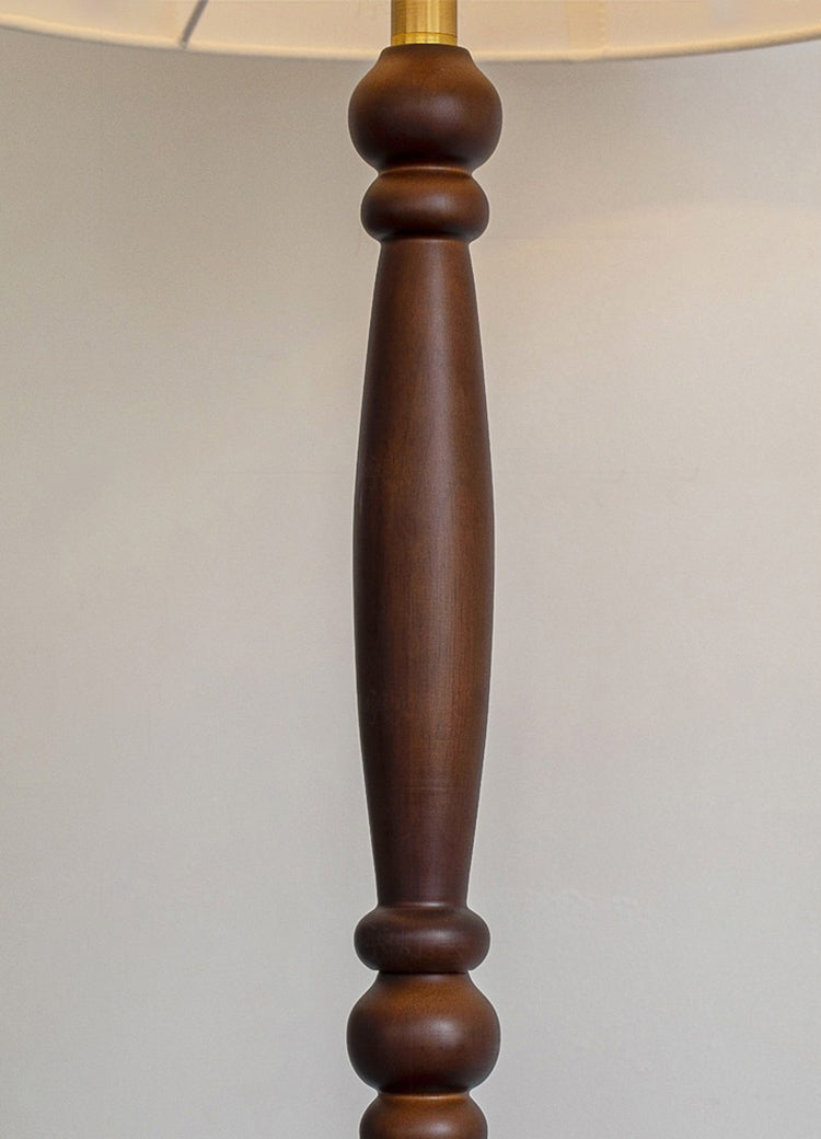 LED Wooden living room floor lamp study lamp