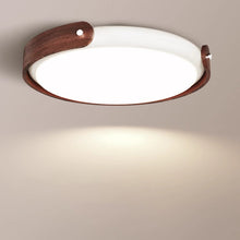 Load image into Gallery viewer, White round acrylic ceiling light
