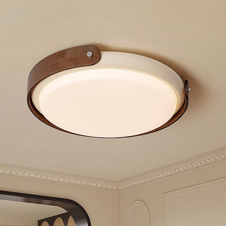 White round acrylic ceiling light
