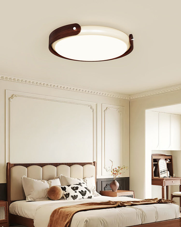 White round acrylic ceiling light