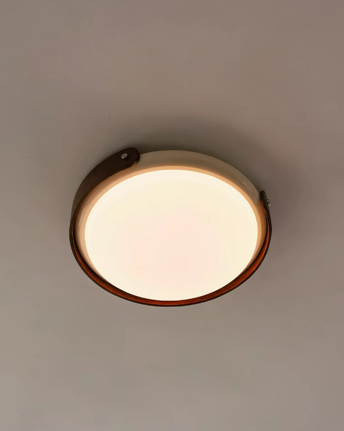 White round acrylic ceiling light