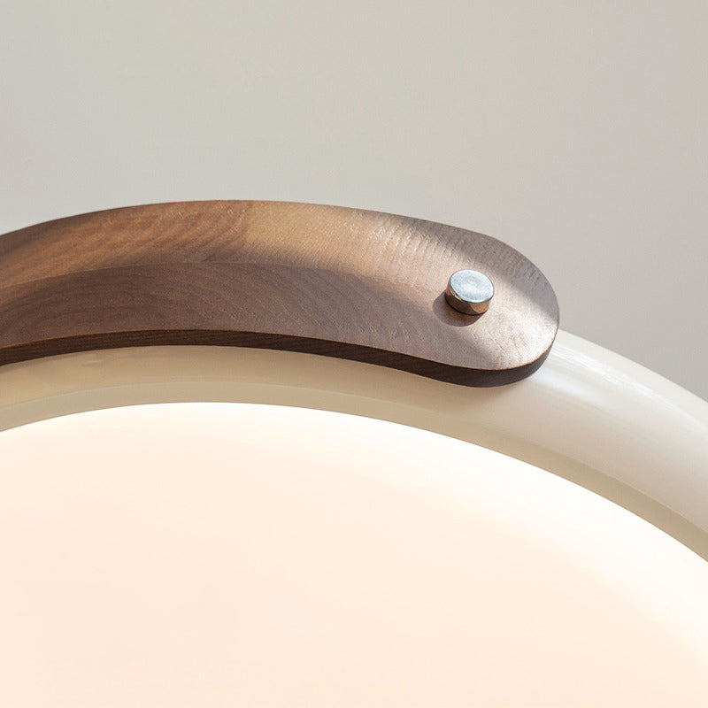 White round acrylic ceiling light