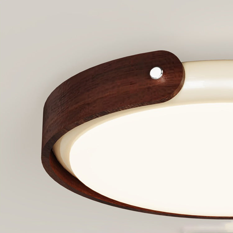 White round acrylic ceiling light