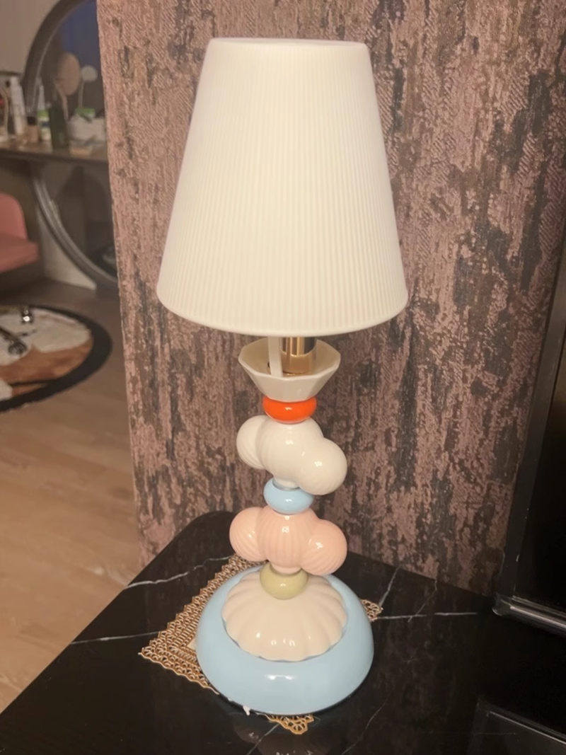 Bedroom bedside table lamp decorative lamp ceramic table lamp