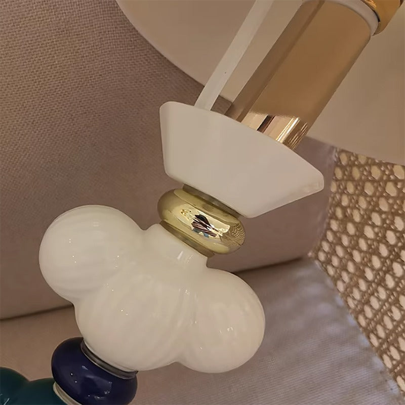 Bedroom bedside table lamp decorative lamp ceramic table lamp