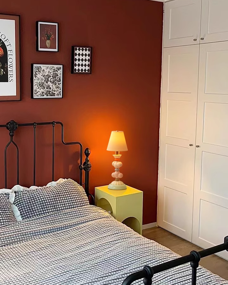 Bedroom bedside table lamp decorative lamp ceramic table lamp