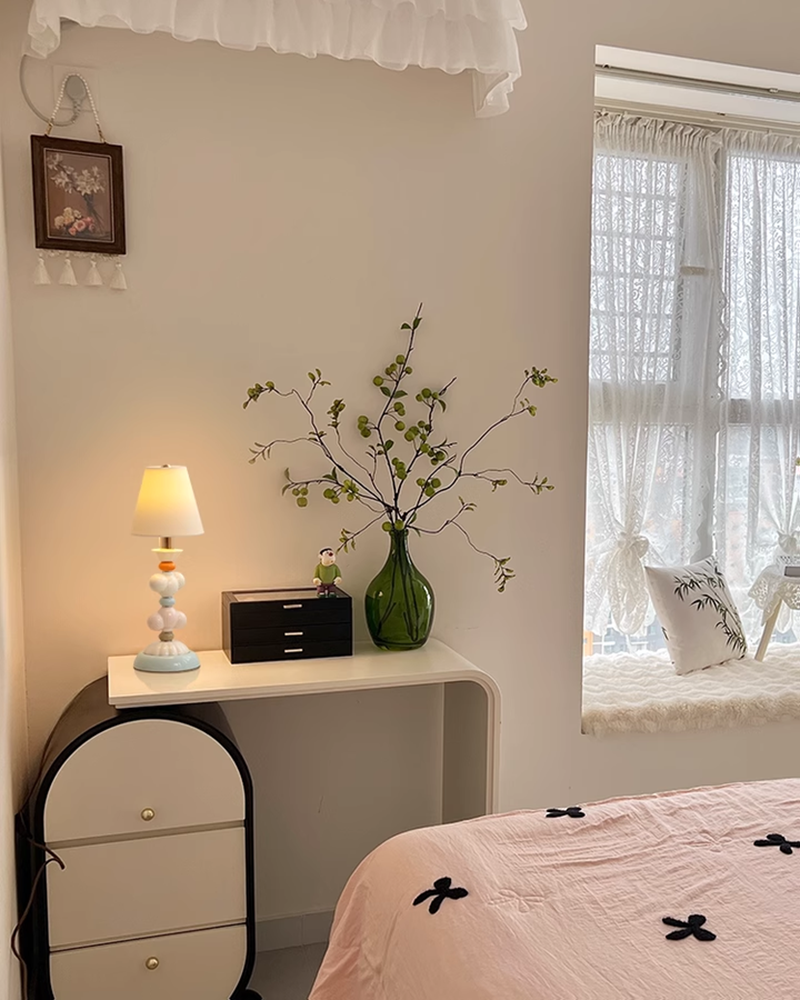 Bedroom bedside table lamp decorative lamp ceramic table lamp