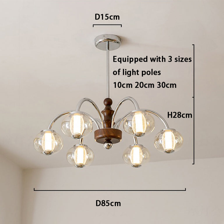 ثريا صدفية أنيقة لغرفة النوم وغرفة المعيشة وغرفة الطعام
