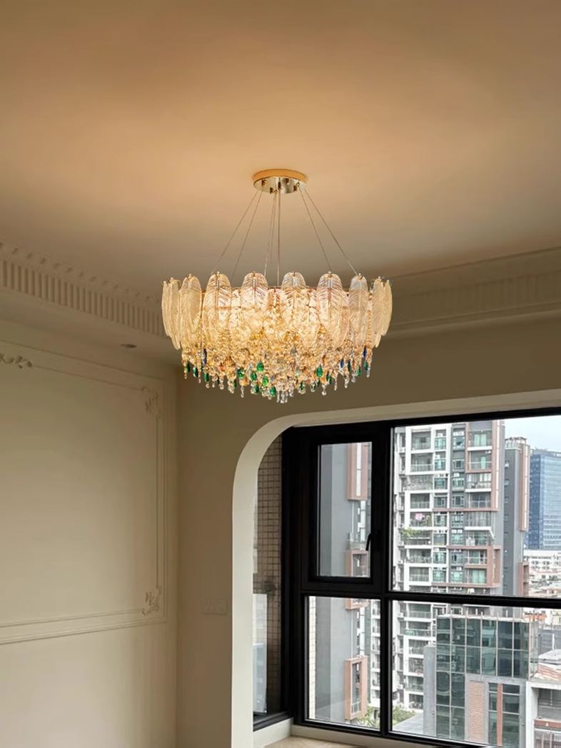 ثريا صدفية أنيقة لغرفة النوم وغرفة المعيشة وغرفة الطعام