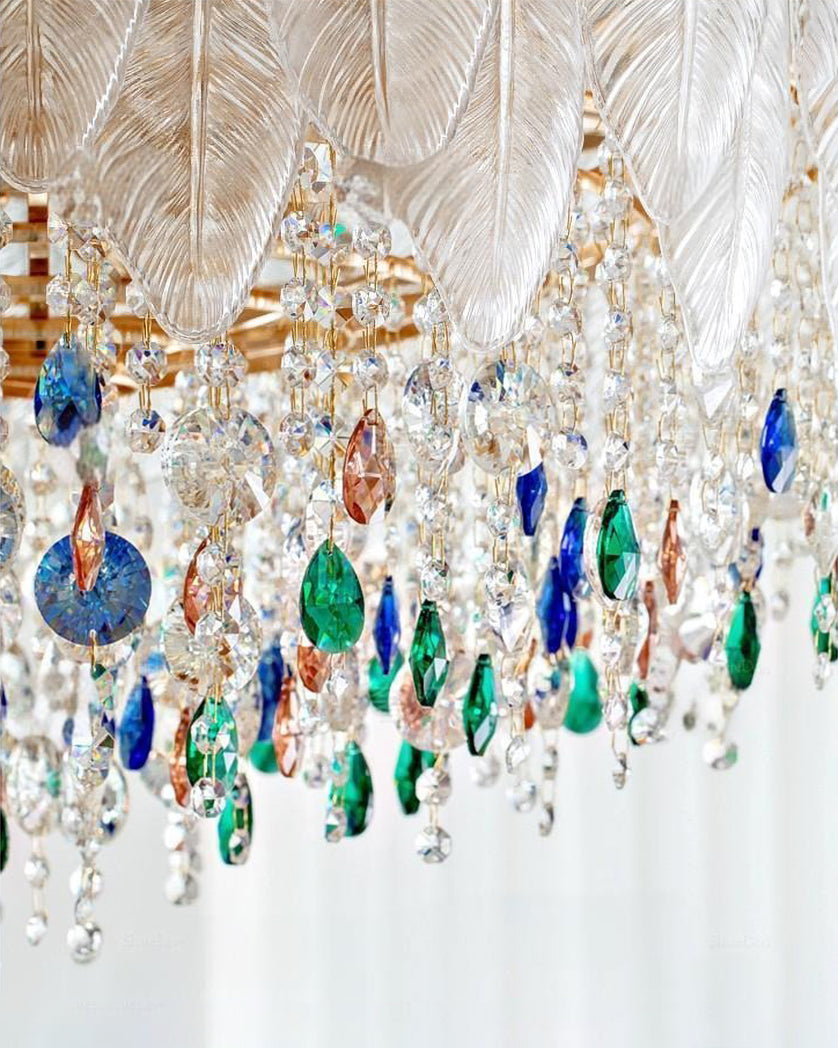 ثريا صدفية أنيقة لغرفة النوم وغرفة المعيشة وغرفة الطعام