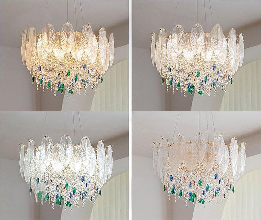 ثريا صدفية أنيقة لغرفة النوم وغرفة المعيشة وغرفة الطعام