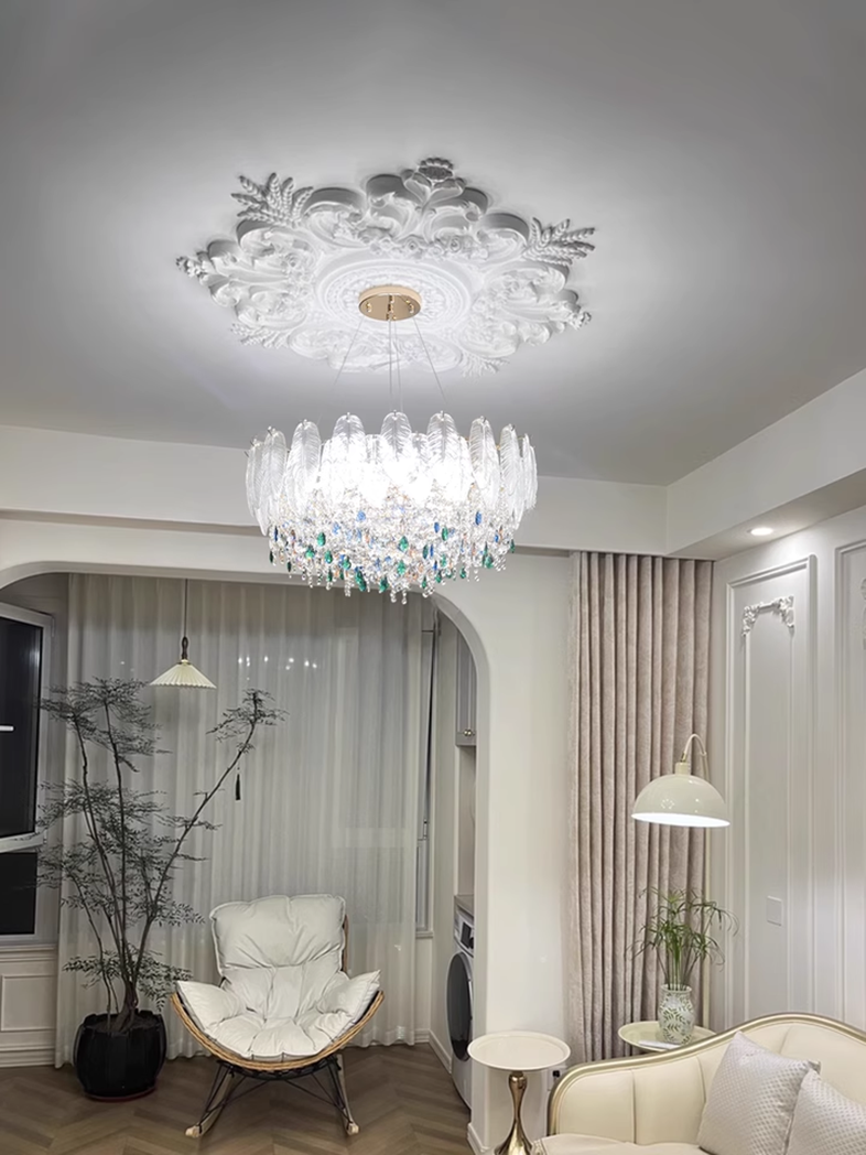 ثريا صدفية أنيقة لغرفة النوم وغرفة المعيشة وغرفة الطعام