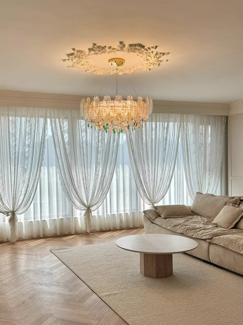 ثريا صدفية أنيقة لغرفة النوم وغرفة المعيشة وغرفة الطعام