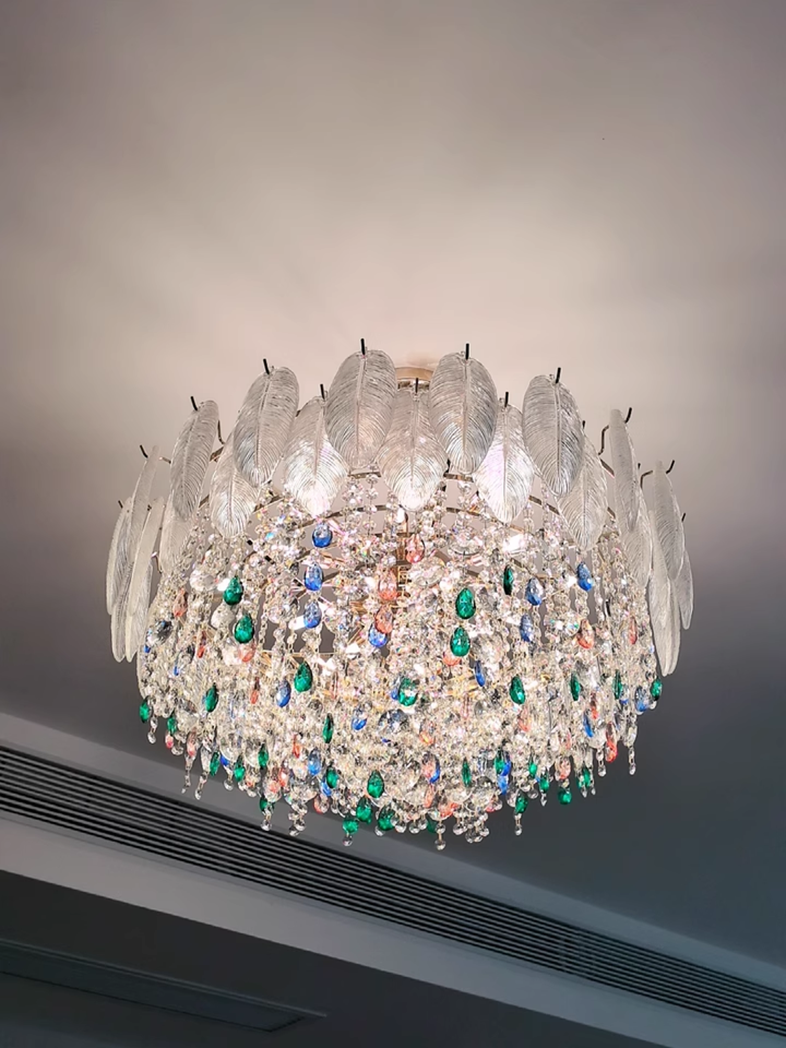 ثريا صدفية أنيقة لغرفة النوم وغرفة المعيشة وغرفة الطعام