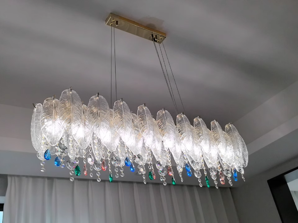 ثريا صدفية أنيقة لغرفة النوم وغرفة المعيشة وغرفة الطعام