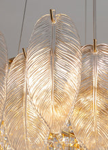 Load image into Gallery viewer, Golden rectangular restaurant crystal lamp American style chandelier
