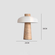 Load image into Gallery viewer, Mushroom desk lamp creative bedside lamp stone
