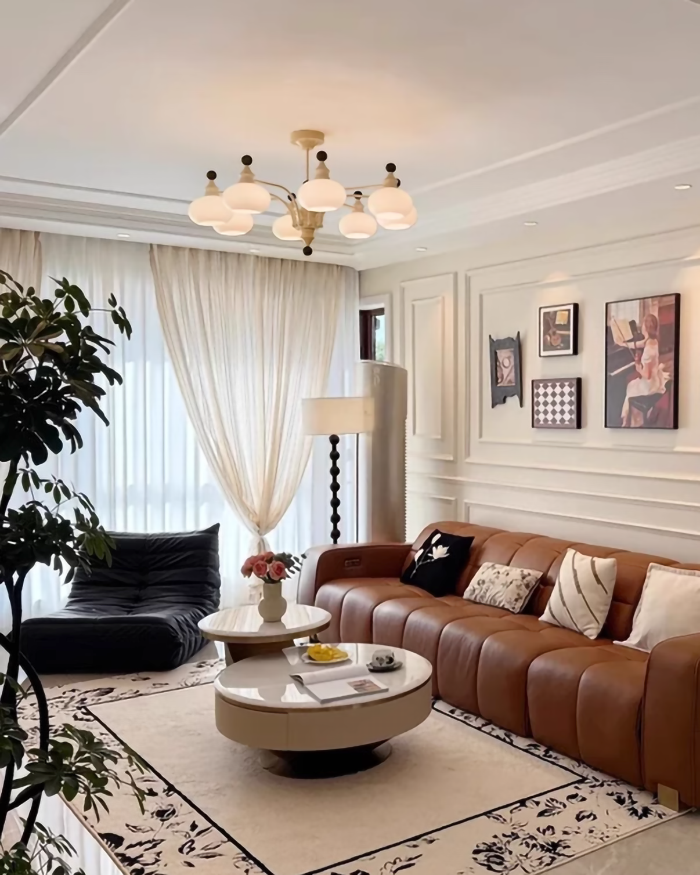 ثريا صدفية أنيقة لغرفة النوم وغرفة المعيشة وغرفة الطعام