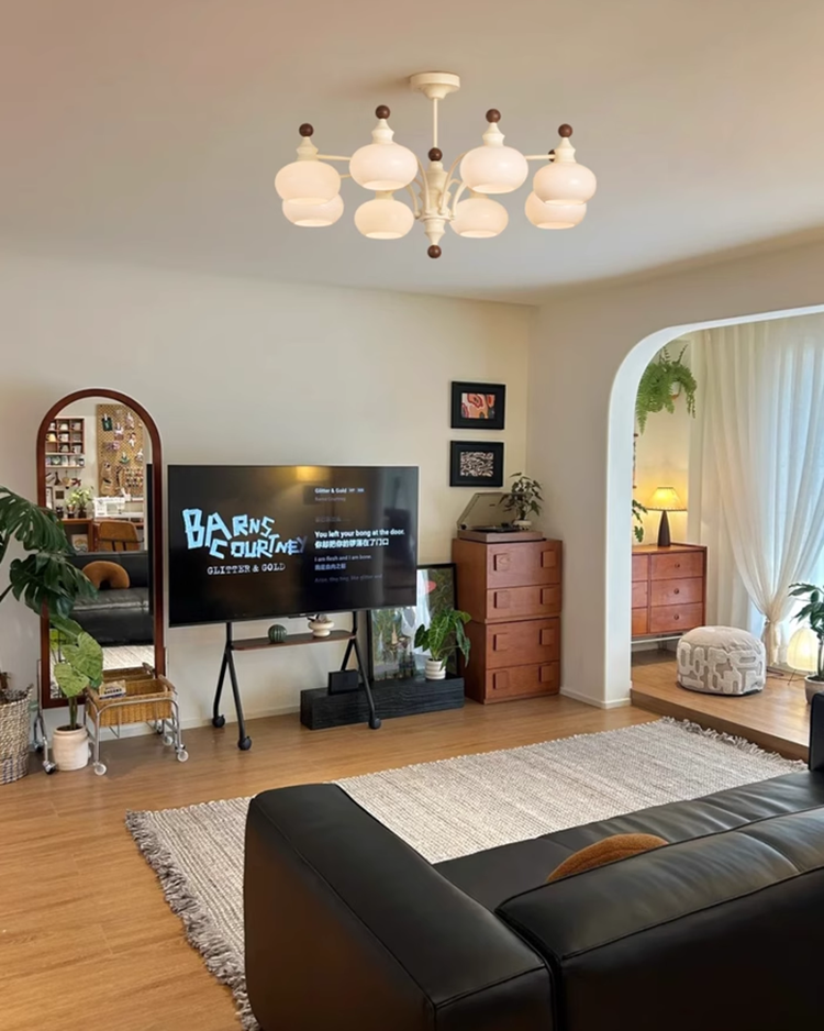 ثريا صدفية أنيقة لغرفة النوم وغرفة المعيشة وغرفة الطعام