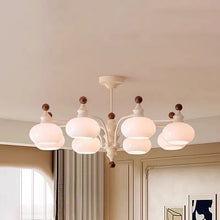 Load image into Gallery viewer, 5 8 Lamp head Large chandelier glass chandelier
