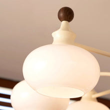Load image into Gallery viewer, 5 8 Lamp head Large chandelier glass chandelier
