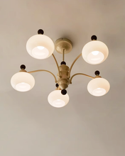 Load image into Gallery viewer, 5 8 Lamp head Large chandelier glass chandelier
