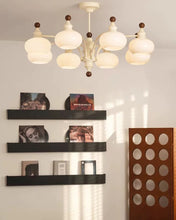 Load image into Gallery viewer, 5 8 Lamp head Large chandelier glass chandelier
