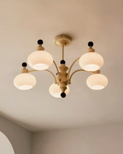 Load image into Gallery viewer, 5 8 Lamp head Large chandelier glass chandelier
