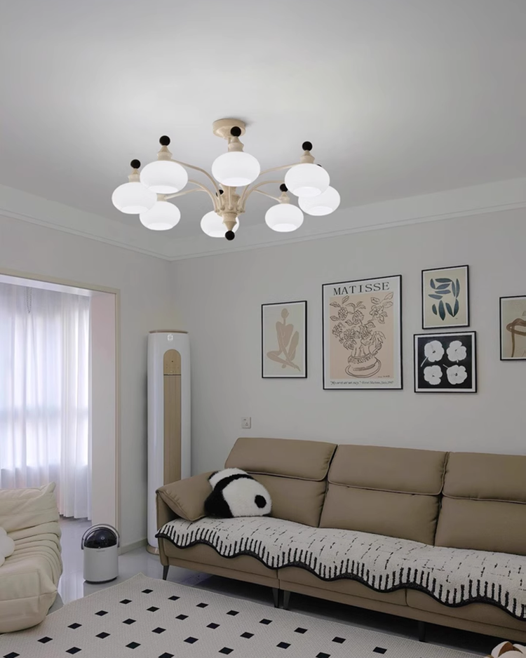 ثريا صدفية أنيقة لغرفة النوم وغرفة المعيشة وغرفة الطعام