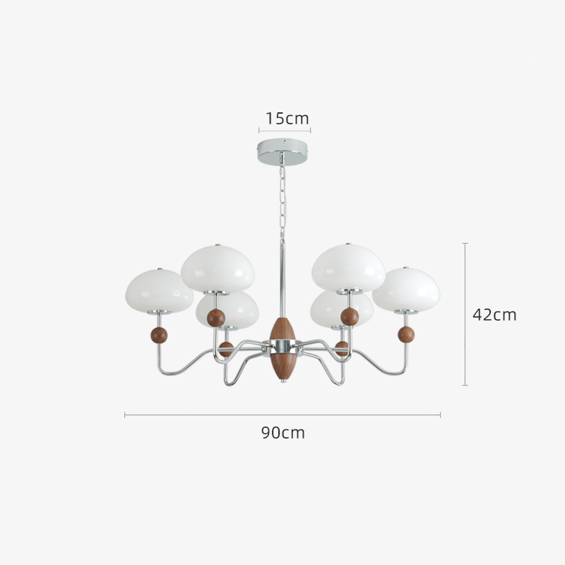 寝室、リビングルーム、ダイニングルームに最適なエレガントなシェルシャンデリア