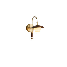 Load image into Gallery viewer, Copper glass LED wall lamp
